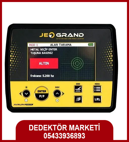 JEOGRAND 2D EKRANLI DEDEKTÖR 1 JEOGRAND 2D EKRANLI DEDEKTOR 1