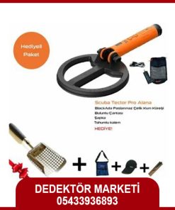 Scuba Tector PRO Su Altı Dedektörü & Sahil Arama Dedektörü - 20 cm Başlıklı - Arama Kollu