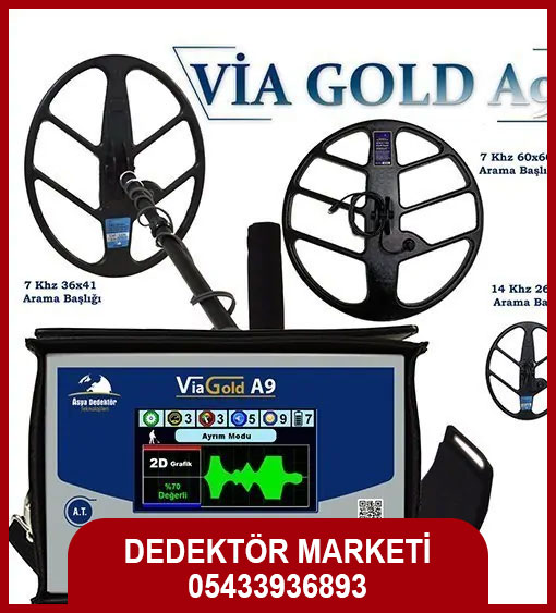 Via Gold A9 Dedektör 1 Via Gold A9 Dedektor 3