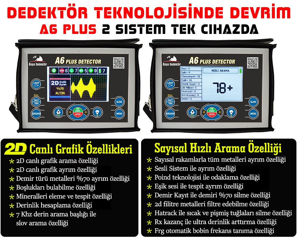 A6 Plus Dedektör 4 a6 plus derin dedektor