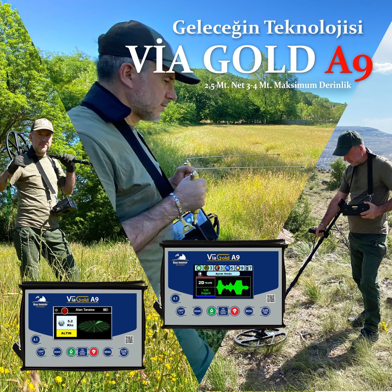 Via Gold A9 Dedektör 10 via gold a9 dedektor 32