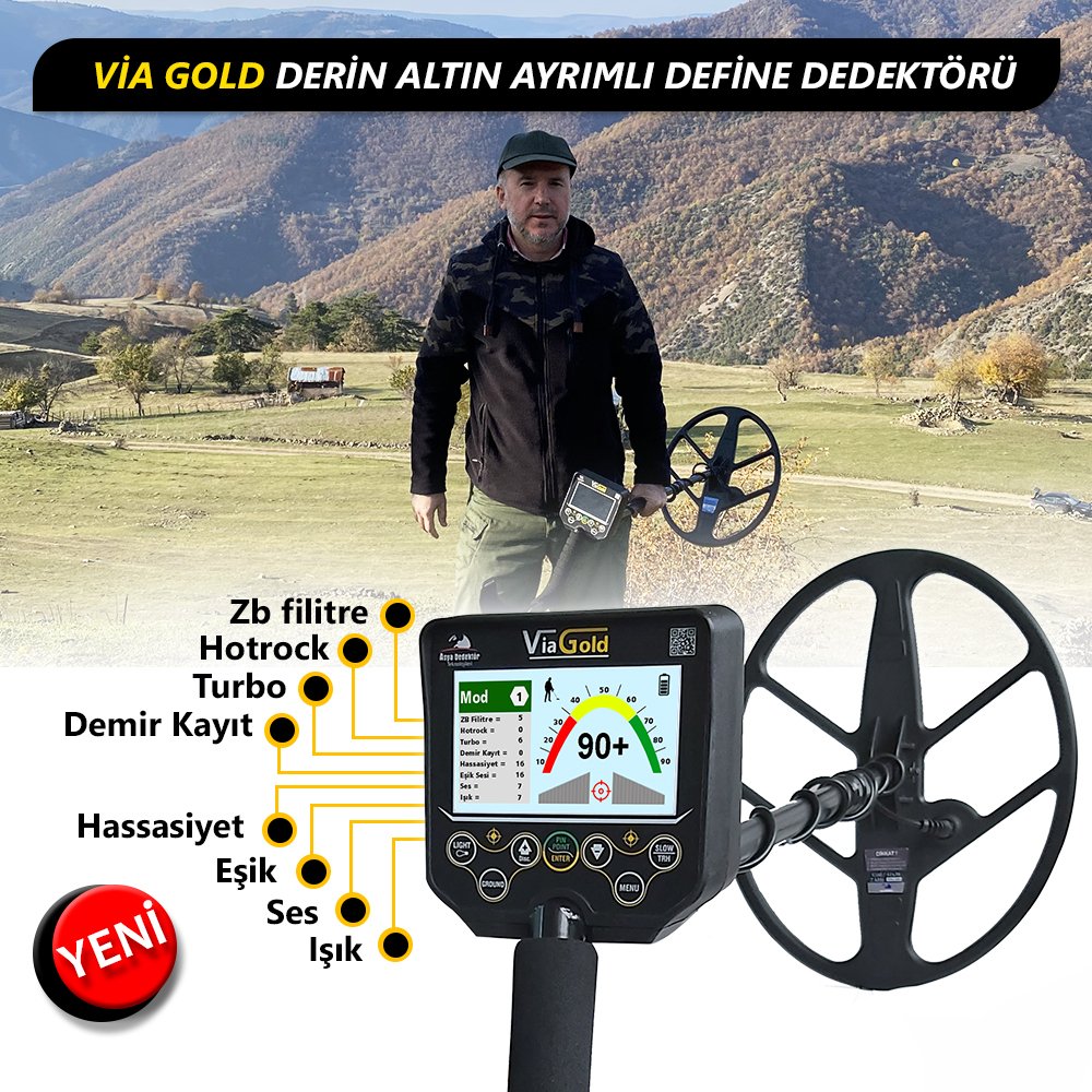 Via Gold Dedektör 3 via gold calisma 3