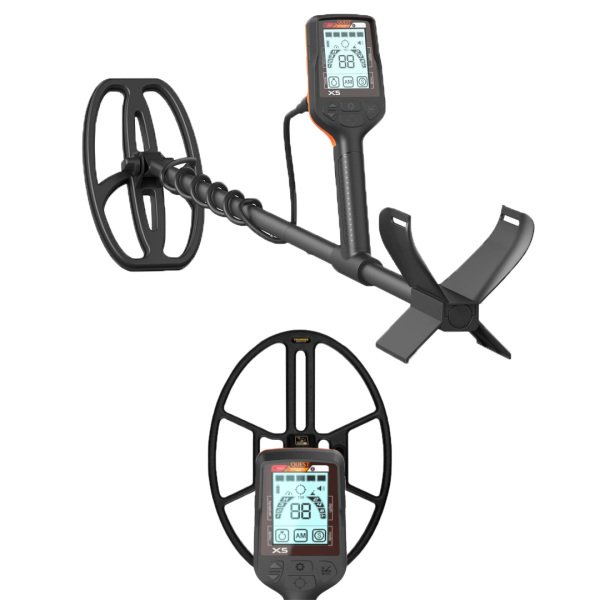 Quest X5 Dedektör - 23cm ve Nel Thunder 37x26,5cm Başlıklı 8 x5 nel thunder 1 min