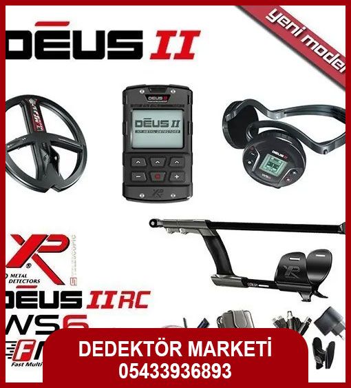 XP Deus 2 Dedektör (Ana Ünite, 28x34 cm FMF Başlık ve WS6 Kulaklık İle) 1 XP Deus 2 Dedektor Ana Unite 22cm FMF Baslik ve WS6 Kulaklik Ile